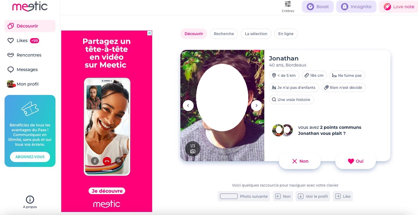 → Notre avis sur Meetic » Avantages, inconvénients et tarifs (2025)