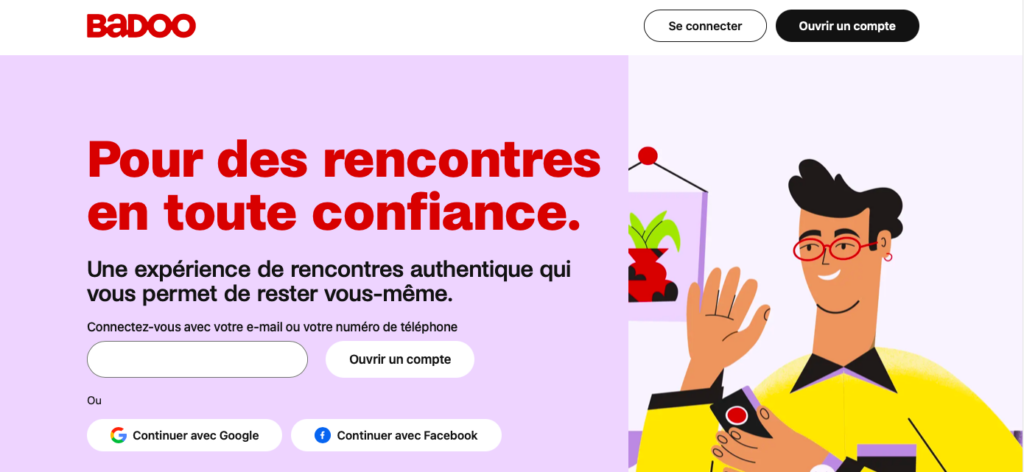 Capture d’écran de Badoo