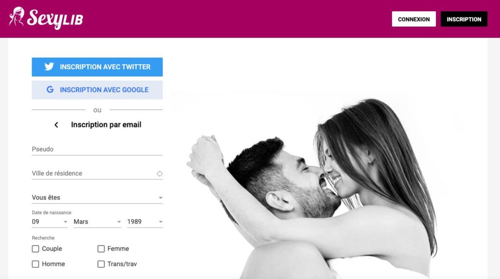 Capture d’écran de Sexylib