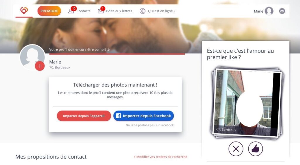 Capture d’écran de NouvellesRencontres60