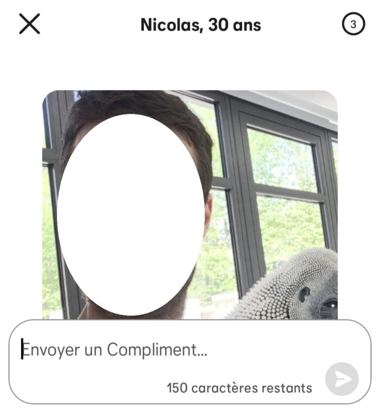 Sur Bumble, tous les utilisateurs ont la possibilité de se faire remarquer avant un Match grâce à la fonctionnalité « Compliment »