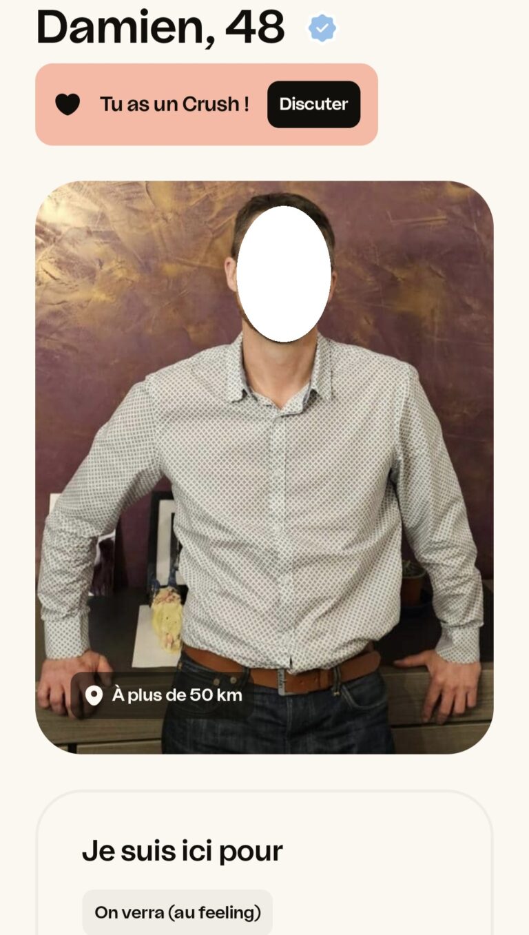 Pour discuter avec un membre sur Happn, vous devez d’abord Crusher